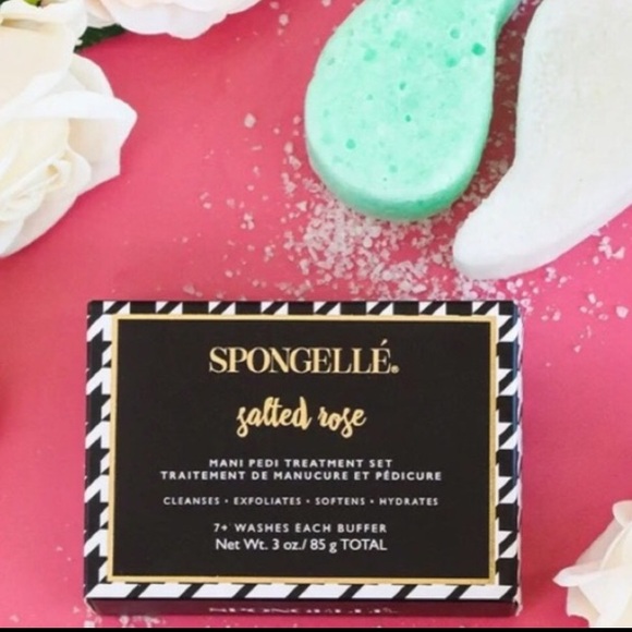 SPONGELLE Mani Pedi Set in Salted Rose Nail buffers for hands & feet! *BNIB - Picture 9 of 9